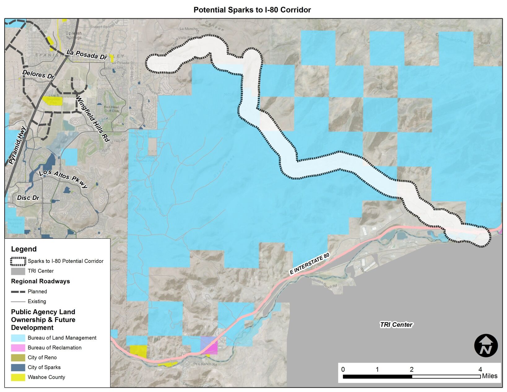 RTC Considering Road to Connect Sparks Area Directly to USA Parkway