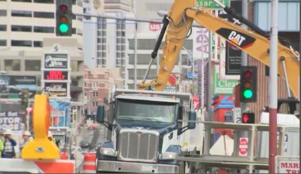 Midtown Reno Road Construction Continues