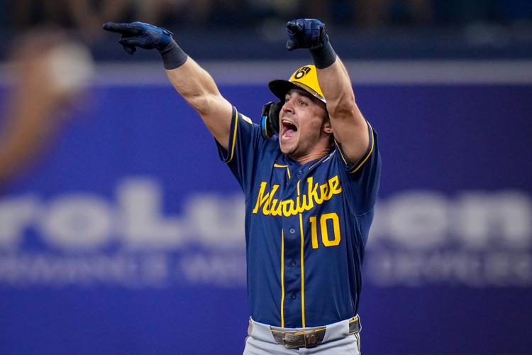 APTOPIX World Series Brewers Rays Baseball