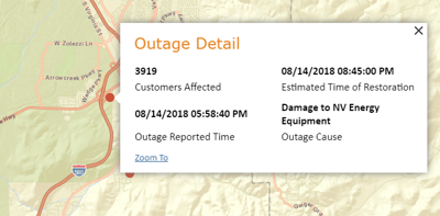 Outage Leaves Nearly 4,000 Customers Without Power Off Mt. Rose Highway
