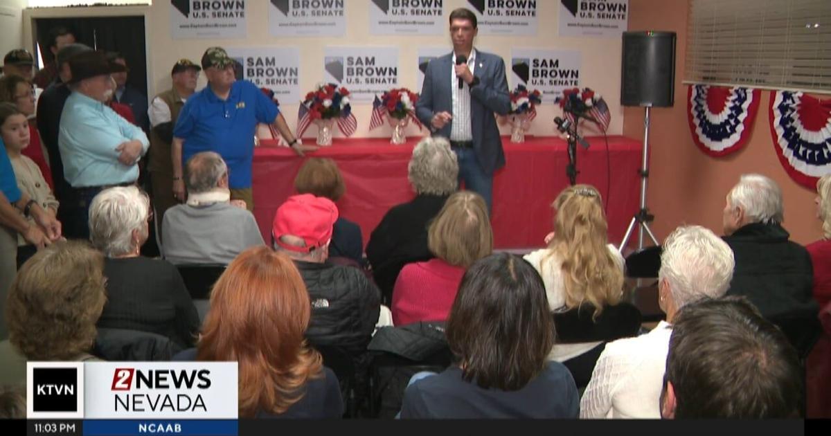 Sam Brown holds rally in Reno before Election Day | Campaign News ...
