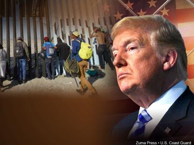 Trump Says Time For Action On 'The Wall,' Visits Golf Course