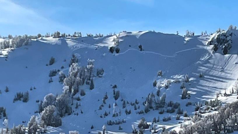 Avalanche near Mt. Rose