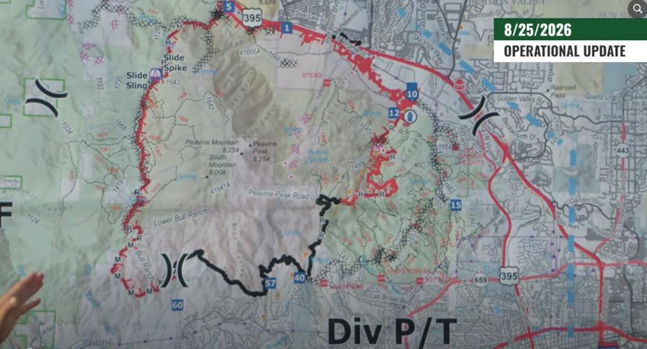 Hawk Fire operational update, Aug. 25
