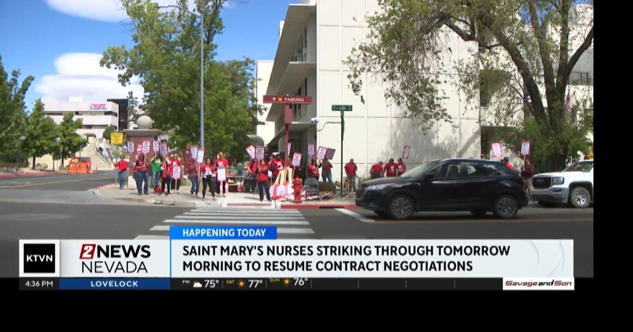Nurses at St. Mary's striking for a better contract