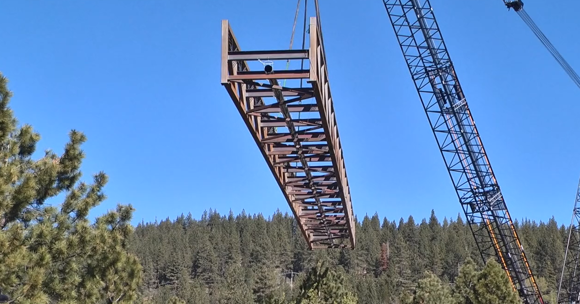New Bike and Pedestrian Bridge Installed in Truckee - Vimarsana News