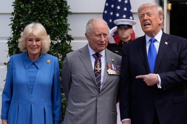 APTOPIX US Britain Royal Visit Trump