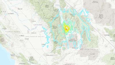 USGS: Magnitude 5.8 Quake Centered Near Owens Lake, California