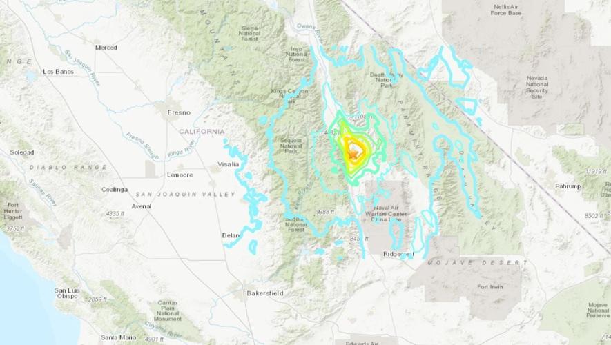 USGS: Magnitude 5.8 Quake Centered Near Owens Lake, California
