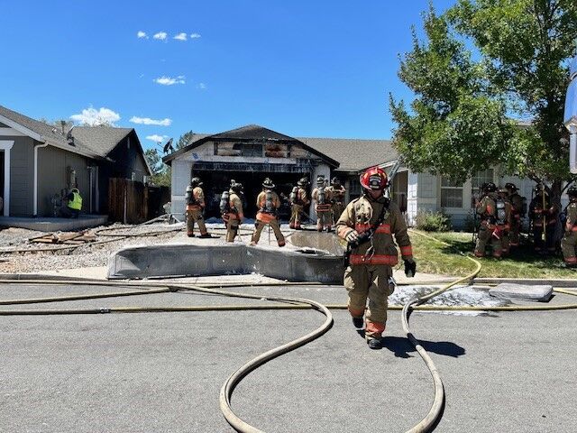 Mustang Trail Drive house fire 2
