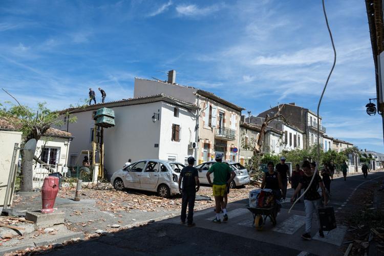 France Extreme Weather Tornado