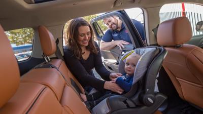 REMSA car seat safety inspection event