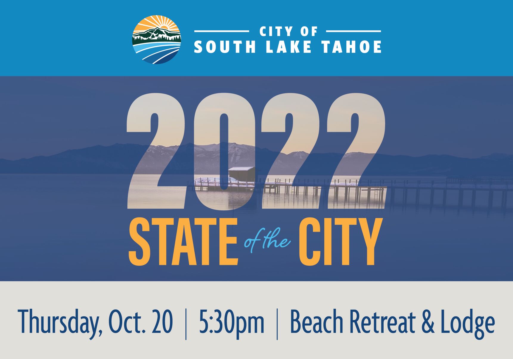 City of South Lake Tahoe  state of the city 2022