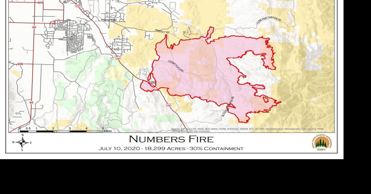 Numbers Fire In Douglas County 18,380 Acres, 100 Percent Contained