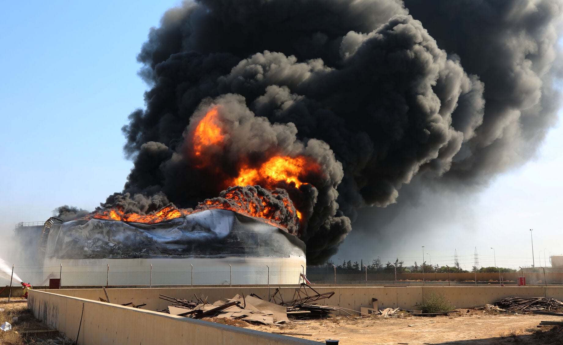 Libya Refinery Fire