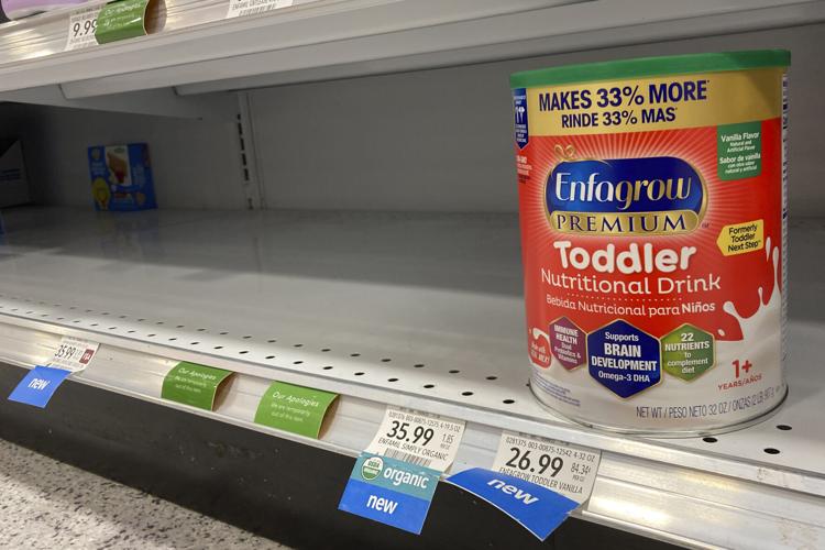 Baby formula shortage