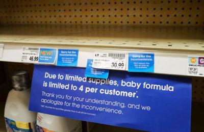 Baby formula shortage
