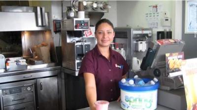 Fast food worker