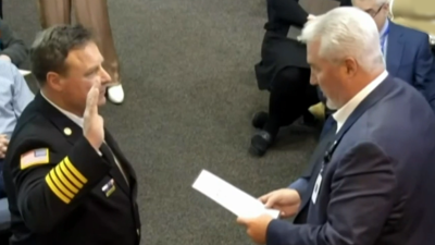 Walt White swearing in