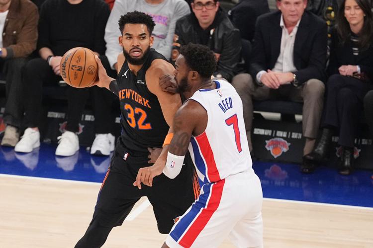 Pistons Knicks Basketball