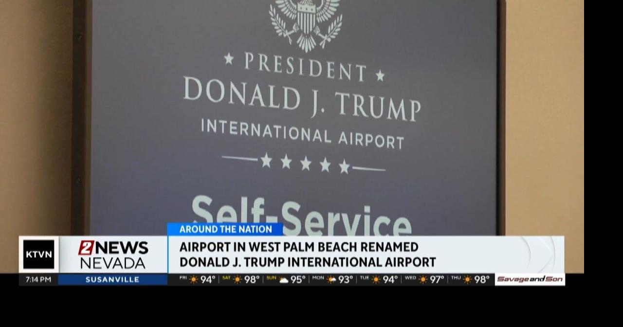 Airport names itself after president