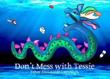 Love Our Lake campaign - Tahoe Tessie