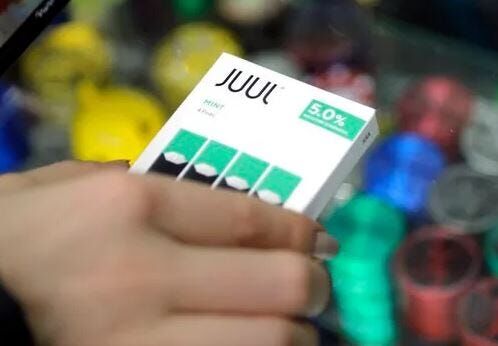 Juul Halts Sales of Mint, Its Top-Selling E-Cigarette Flavor