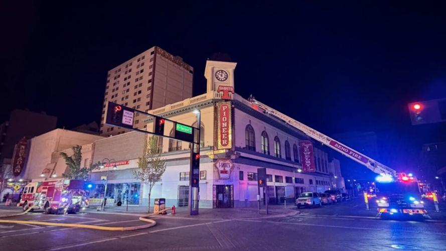Downtown Reno fire 1