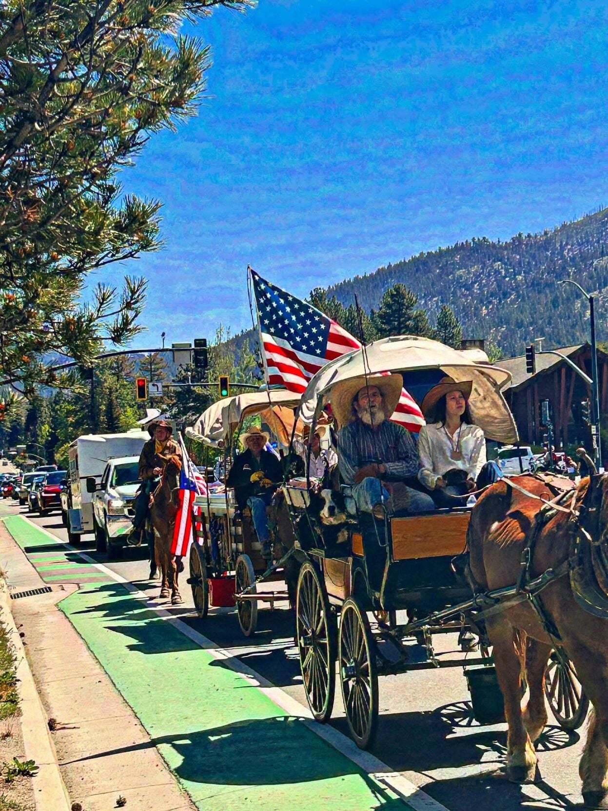 Highway 50 Wagon Train 2