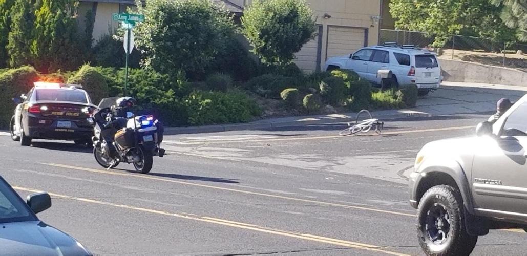 Reno Police Investigate Car Crash Involving Bicyclist on Kings Row