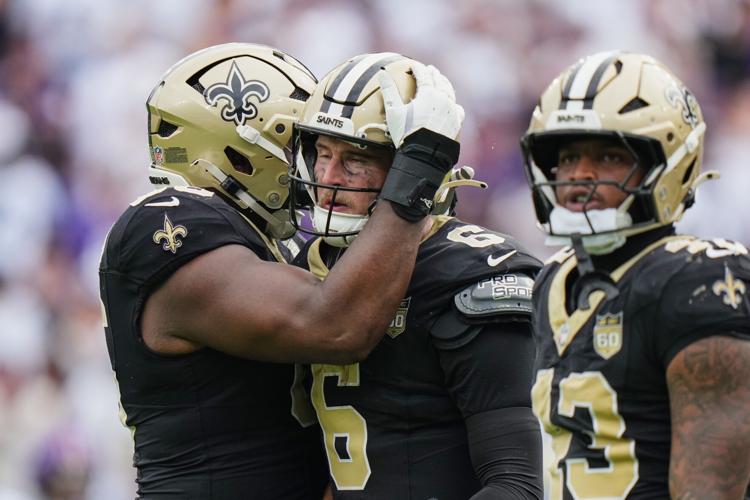 APTOPIX Saints Ravens Football
