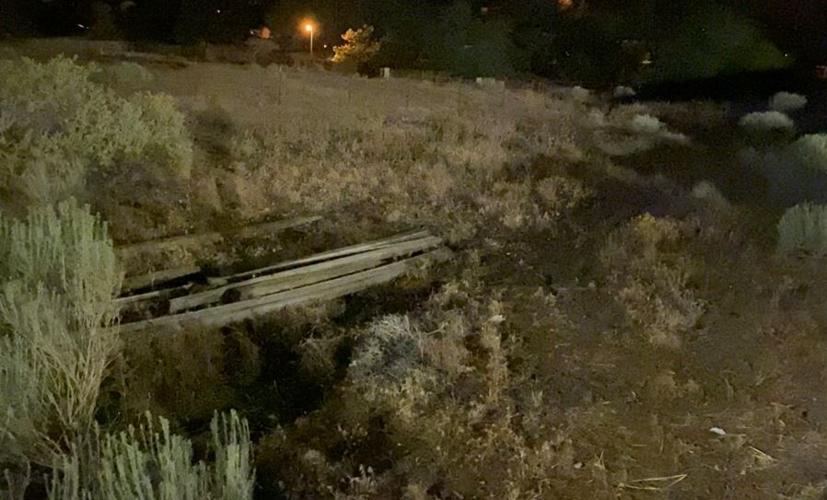 Brush fire, north Reno