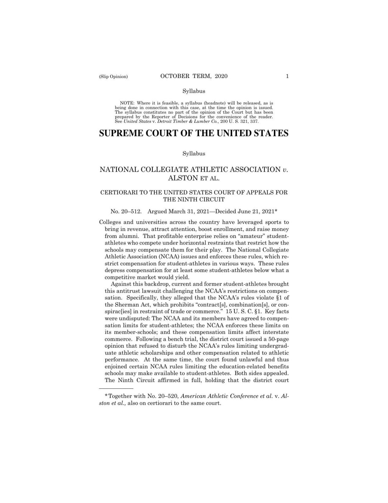 NCAA Barred From Enforcing NIL Rules Under Injunction Granted By   65d90df8937a0.preview 