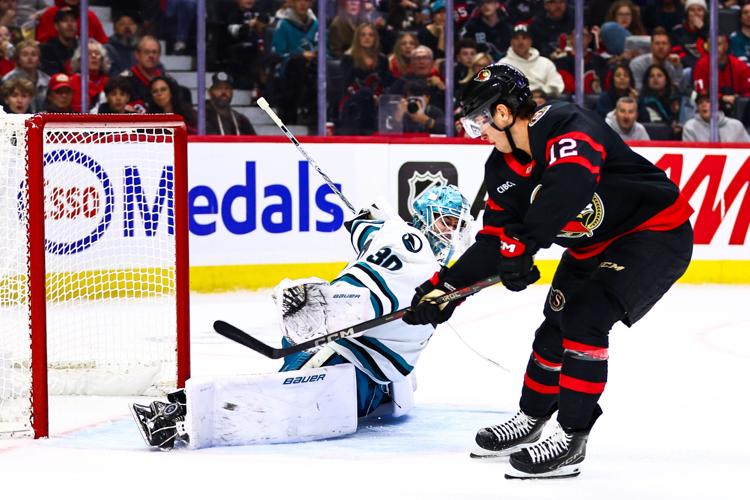 Sharks Senators Hockey