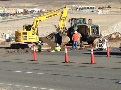 Portion of USA Parkway East of Sparks Reopens After Sinkhole