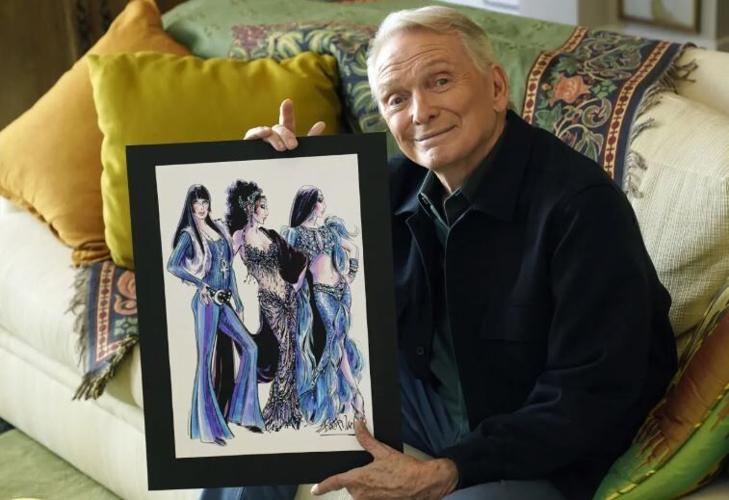 Bob Mackie with Cher designs