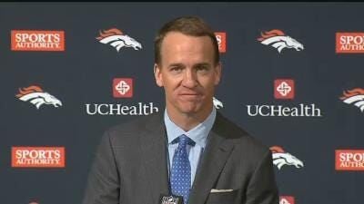 Denver Broncos Quarterback Peyton Manning Announces Retirement