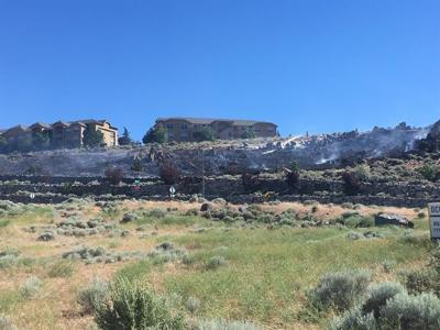 Brush Fire North of Reno Contained