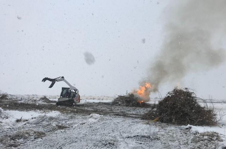 TMFR: You Might See Smoke from a Pile Burn Through Monday