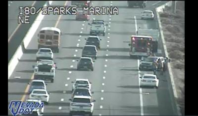 Crash - I-80 EB near Sparks Blvd
