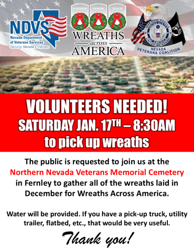 Wreaths Across America - Pickup Event in Fernley