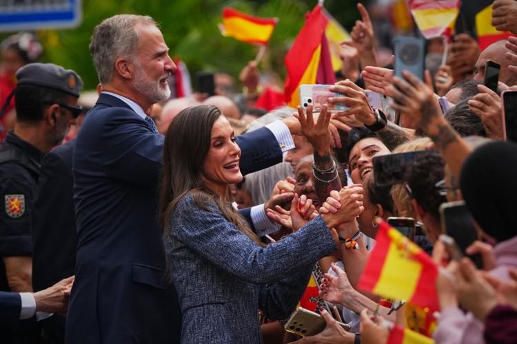 Spain Royals Ceuta Visit