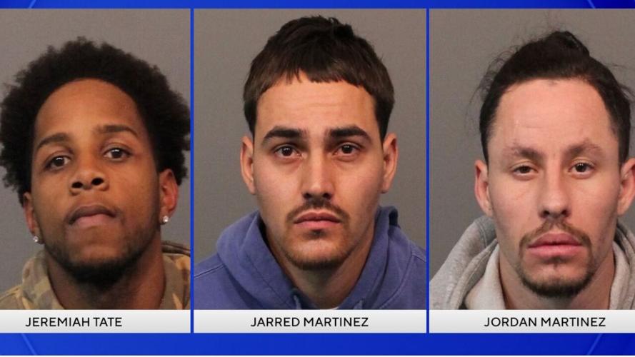 Three men convicted after car chase and shooting