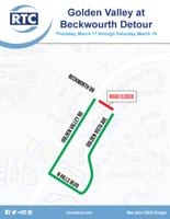 Beckwourth Drive closure begins Thursday as RTC installs new traffic signal
