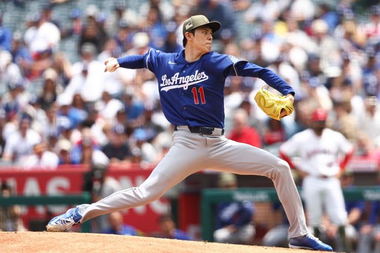 Dodgers Angels Baseball
