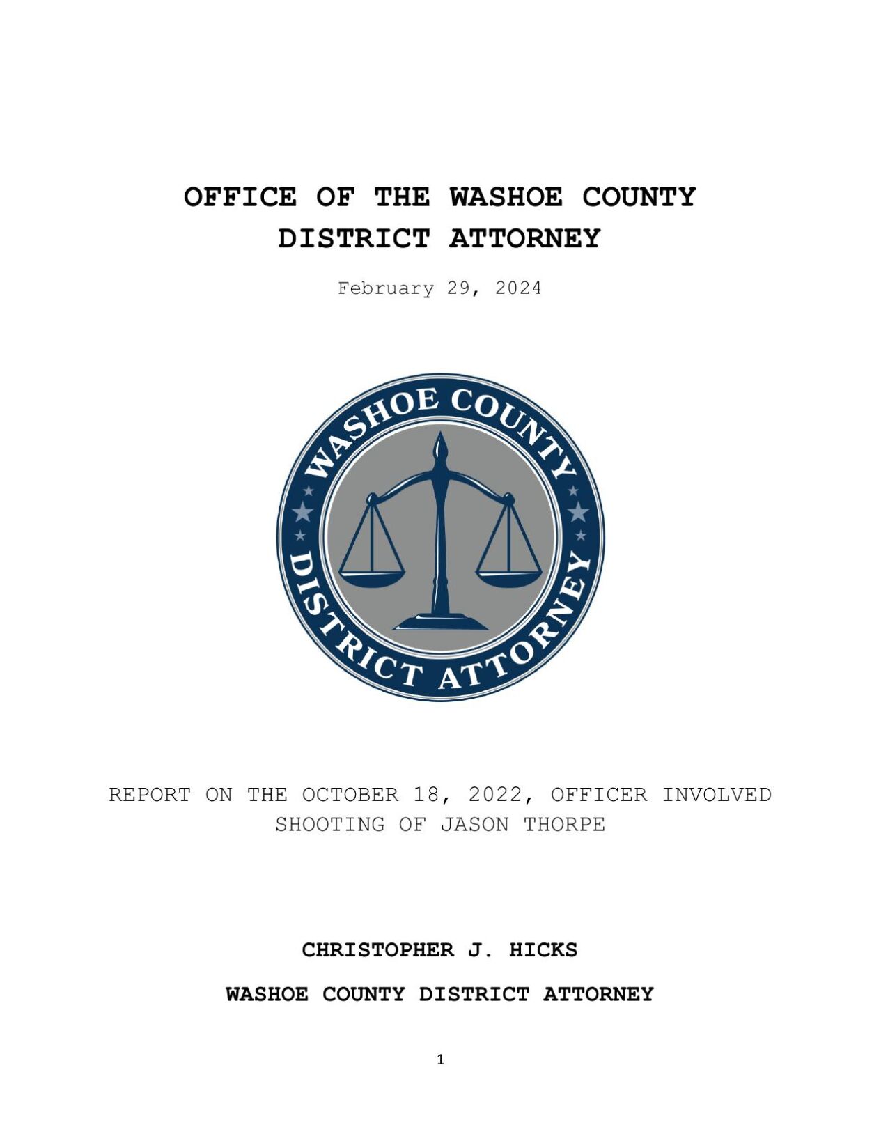 OIS Jason Thorpe case