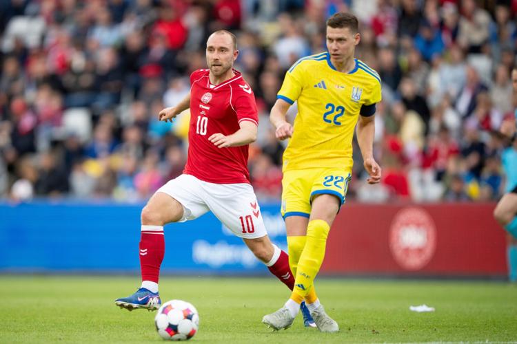Denmark Ukraine Soccer