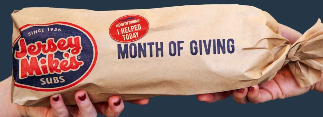 Jersey Mike's Month of Giving