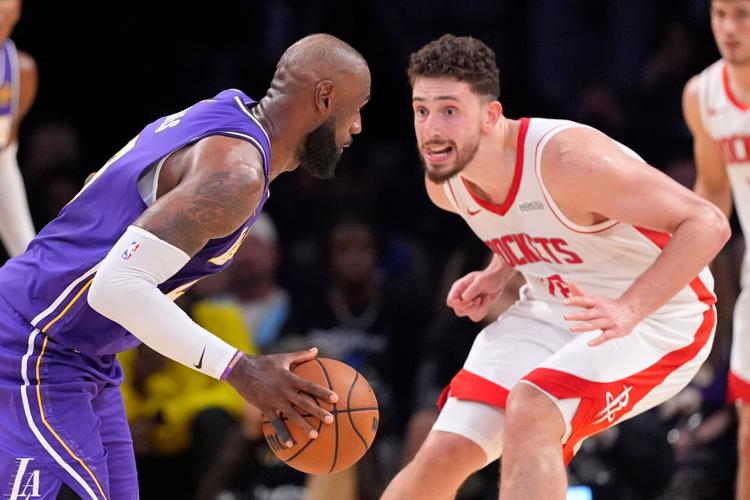 Rockets Lakers Basketball