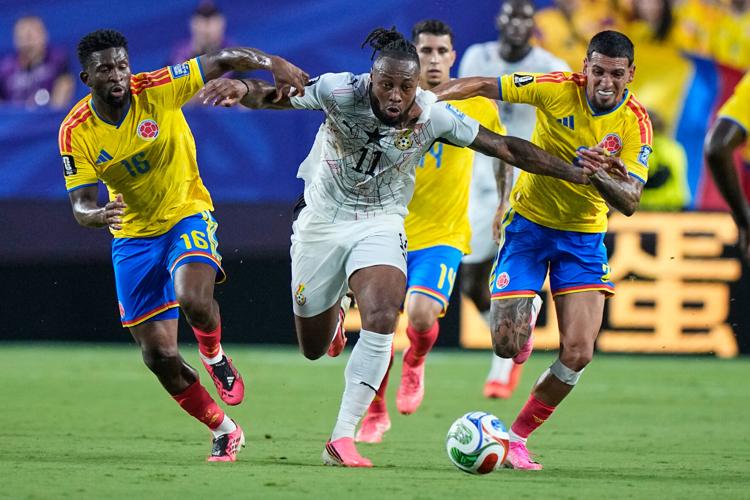 APTOPIX Ghana Colombia WCup Soccer